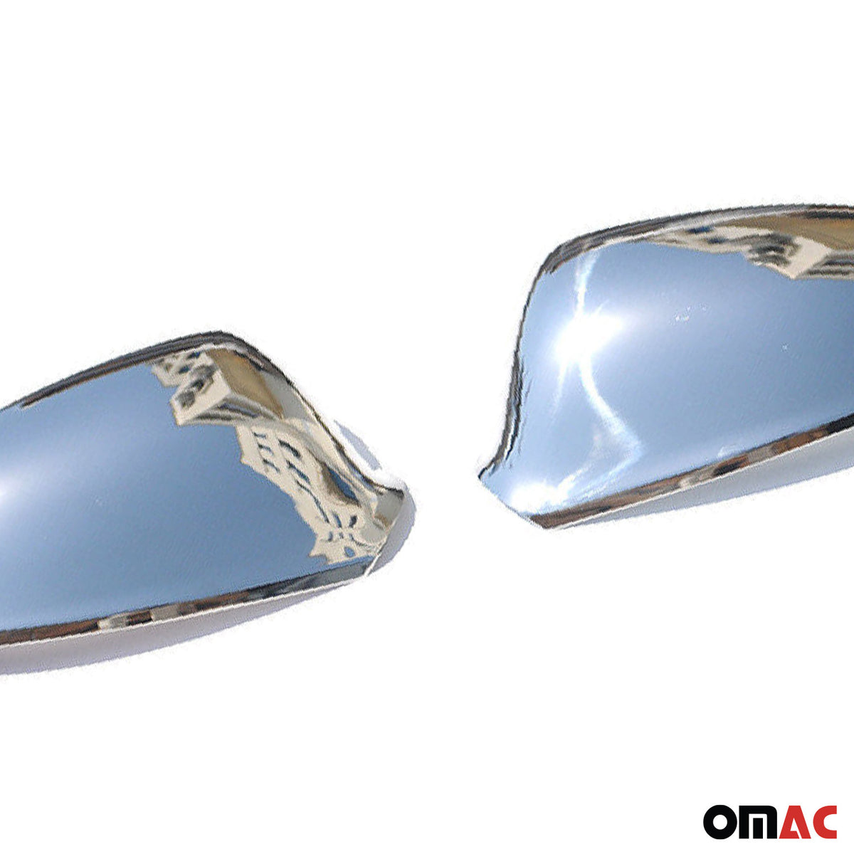Coques de Rétroviseurs pour Opel Astra J 2009-2015 en Acier Chromé Argent