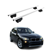 Barres de toit transversales pour BMW X1 E84 2009-2015 Fer Argent 2Pcs