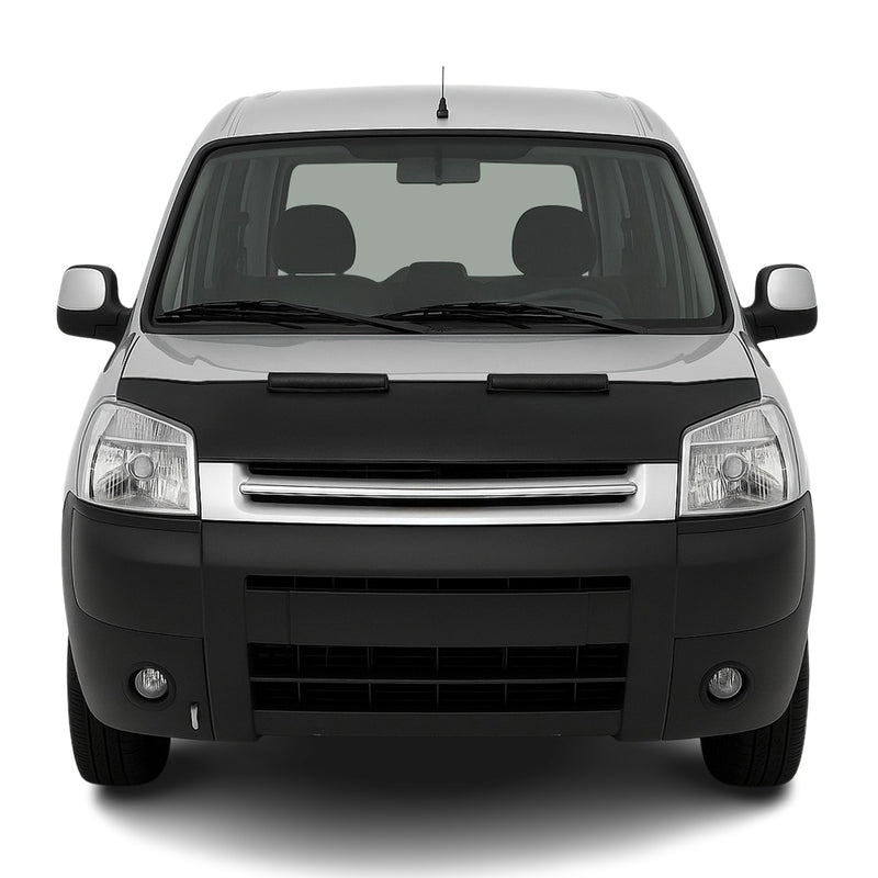 Protège Capot pour Peugeot Partner 1996-2003 Masque de voiture vinyle Noir