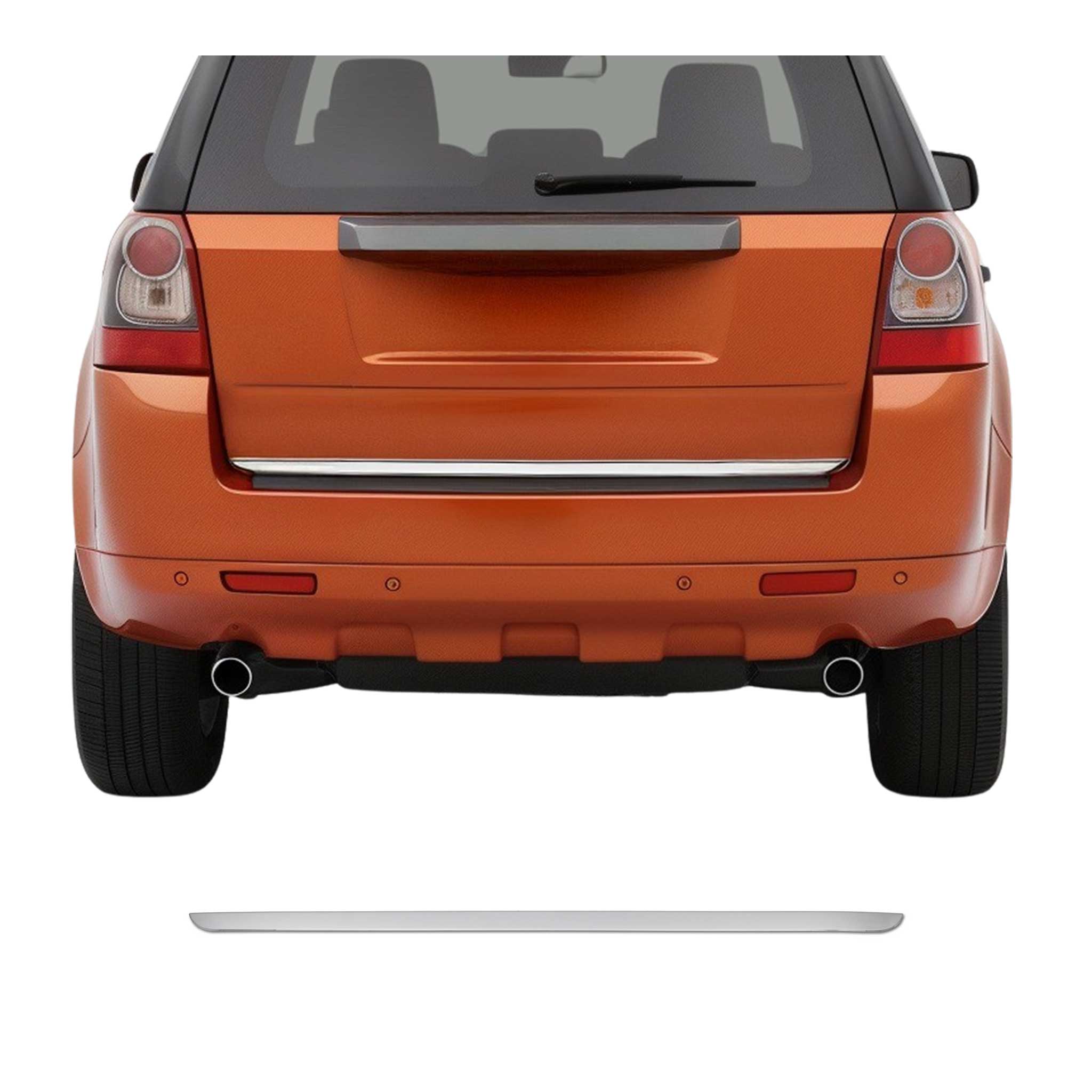 Garniture de Hayon Coffre pour Land Rover Freelander 2006-2015 acier inox