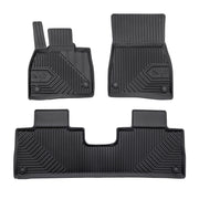 Tapis de Sol de Voiture No.77 pour Mercedes-Benz EQS SUV 2022-2026 TPE Noir 3Pcs