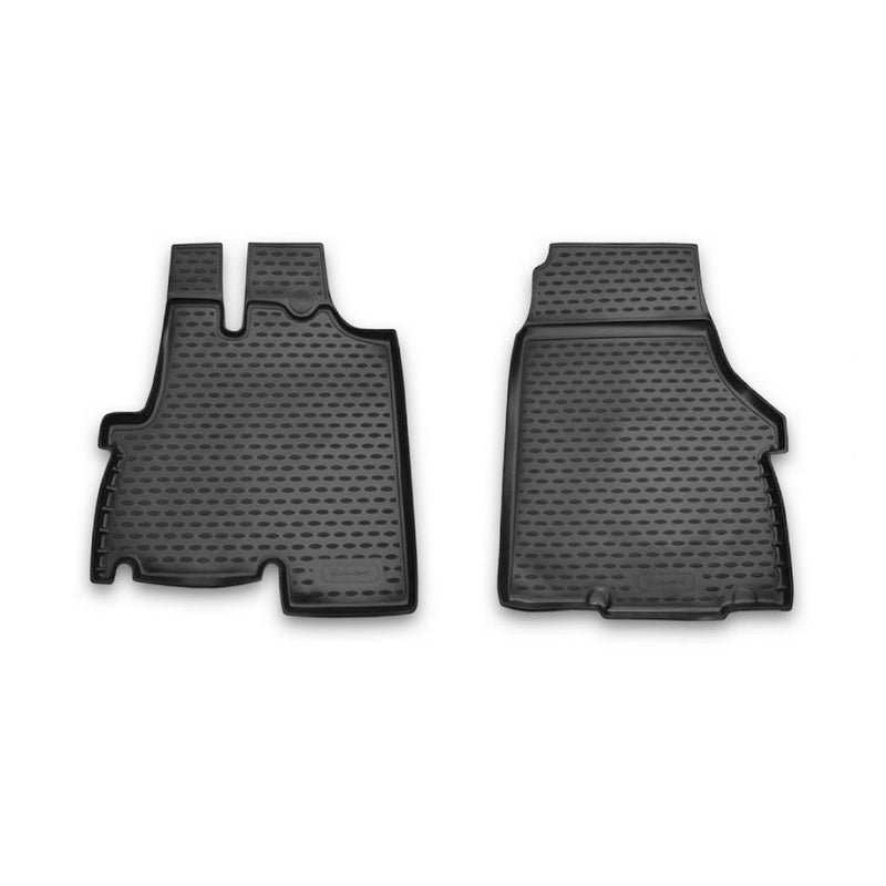 Tapis de sol pour Peugeot Boxer 2006-2024 1ère rangée caoutchouc TPE Noir 2Pcs