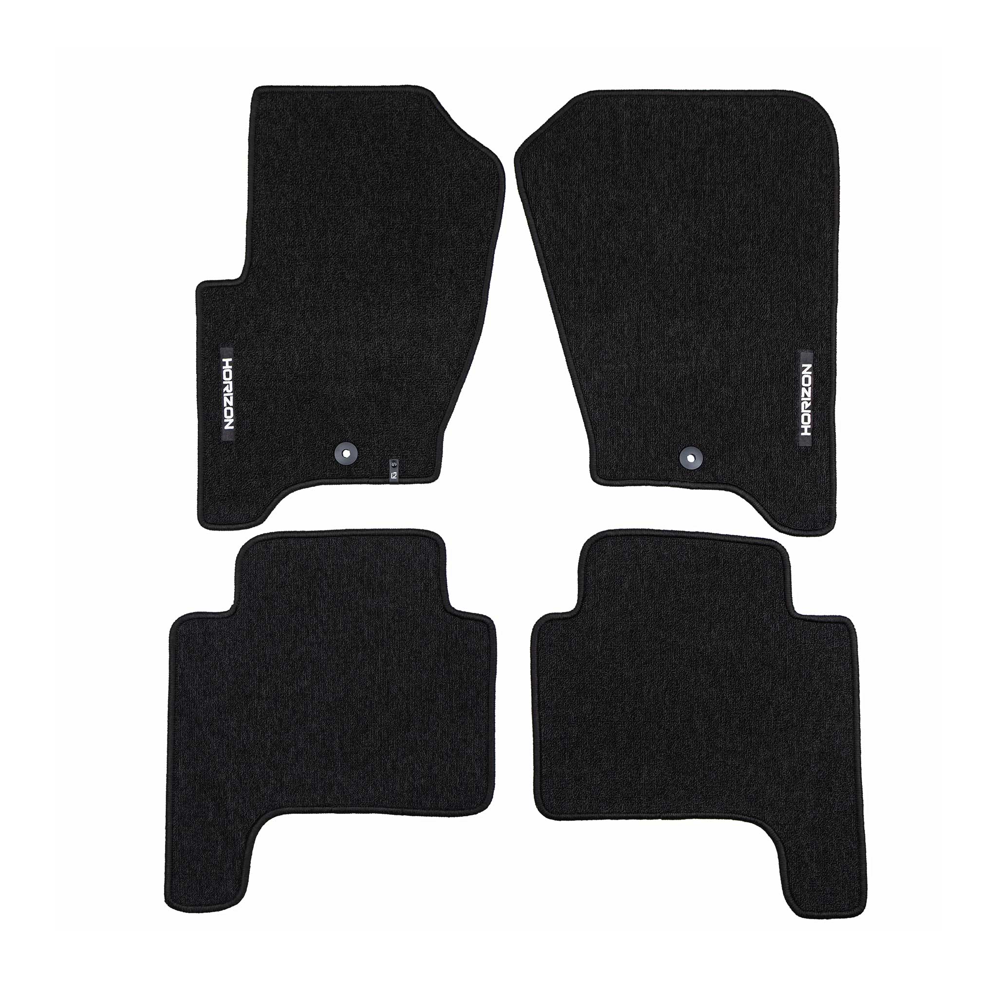 Tapis de sol pour Land Rover Range Rover Sport I 2005-2013 Velours Noir 4Pcs