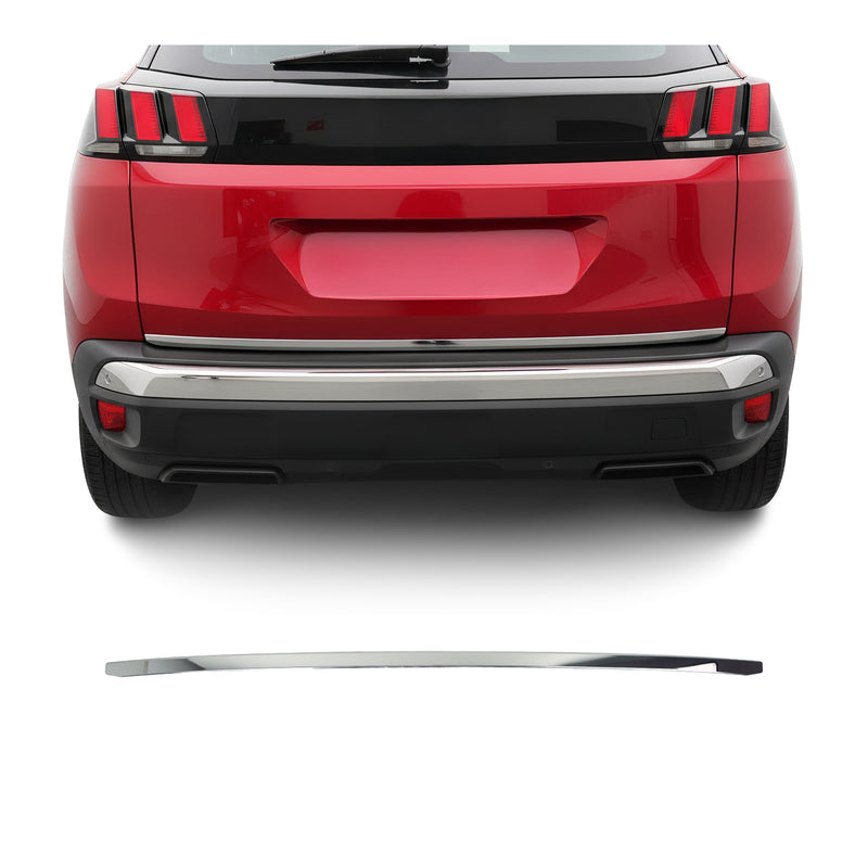 Garniture de Hayon Coffre pour Peugeot 3008 2016-2025 acier inox