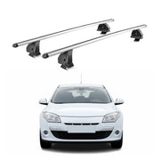 Barres de toit transversales Alu pour Renault Megane III HB Break 2009-2016 5P
