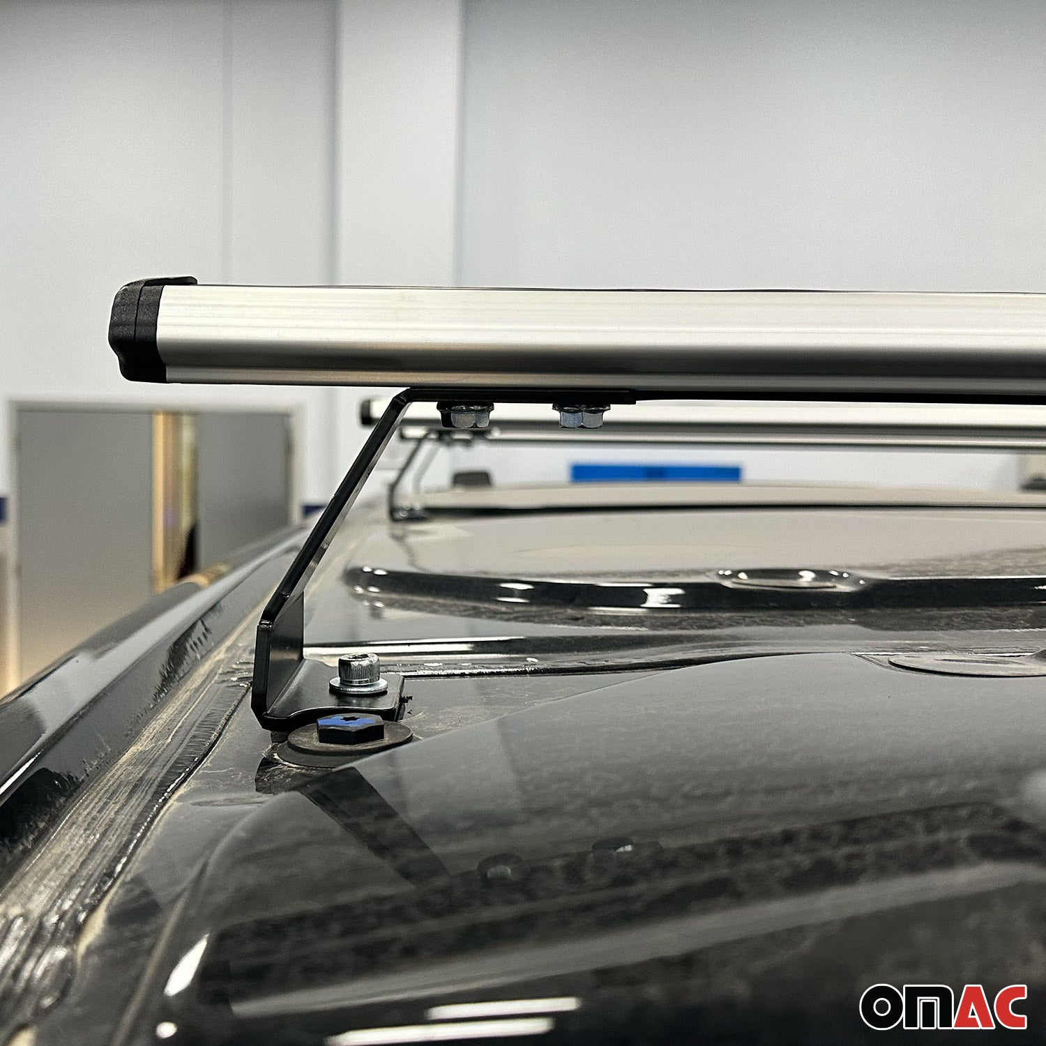 Barres de toit transversales pour Ford Transit Tourneo Custom 2023-2026 3Pcs Alu