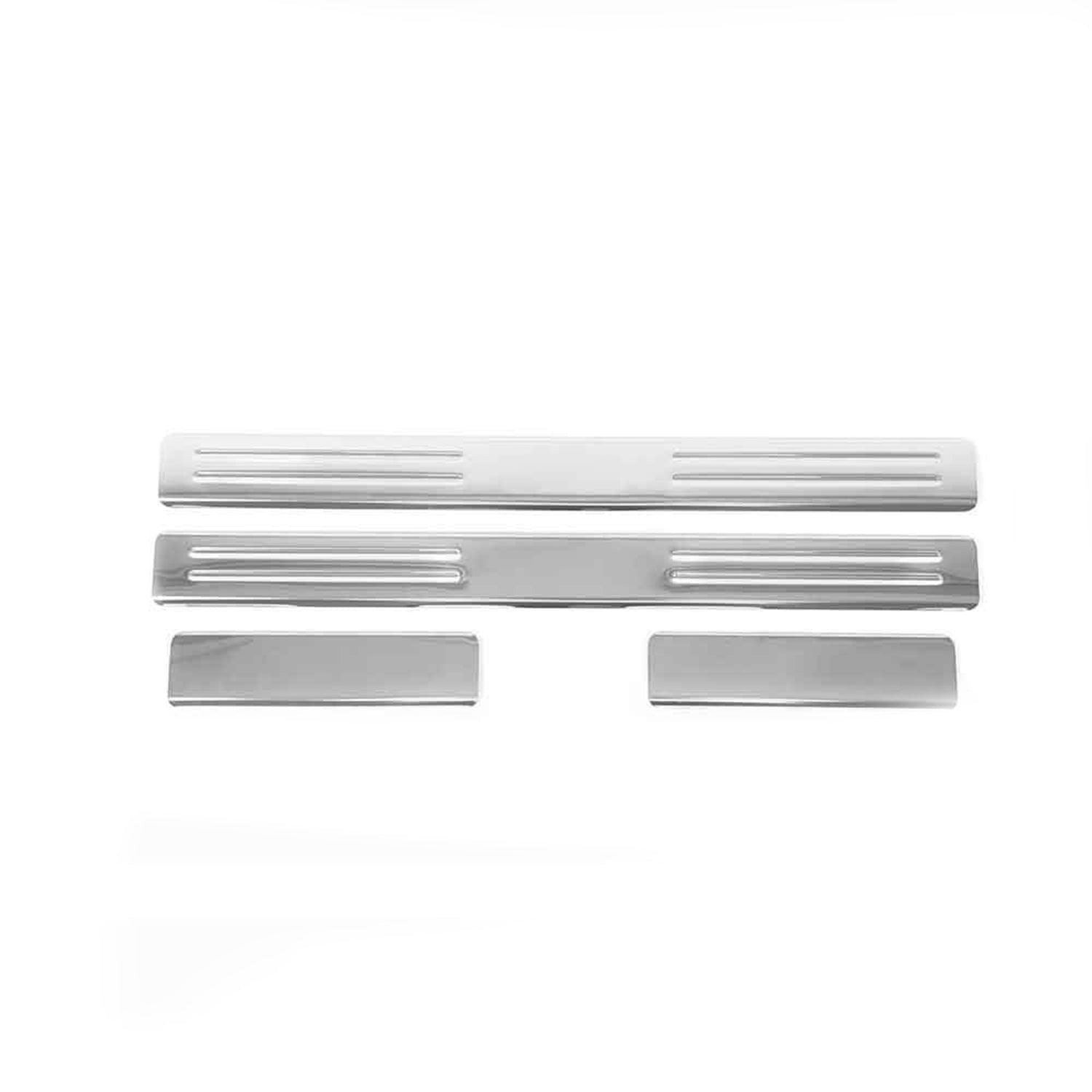 Couverture de Seuil de porte pour VW Polo 2017-2026 acier inox chromé 4 Pcs