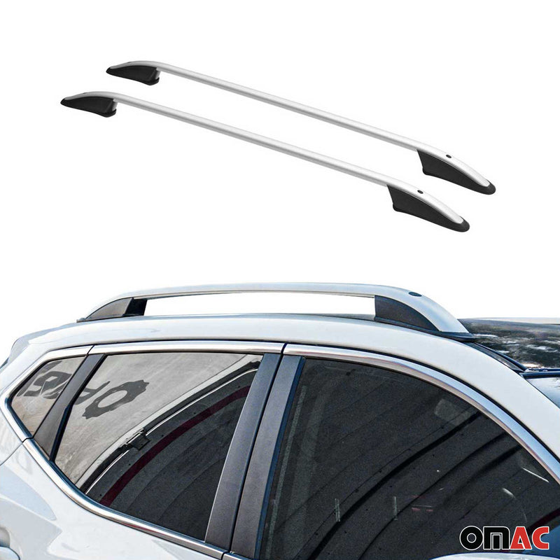 Barres de toit longitudinales pour Range Rover Sport L320 2005-2013 L3 Alu Gris