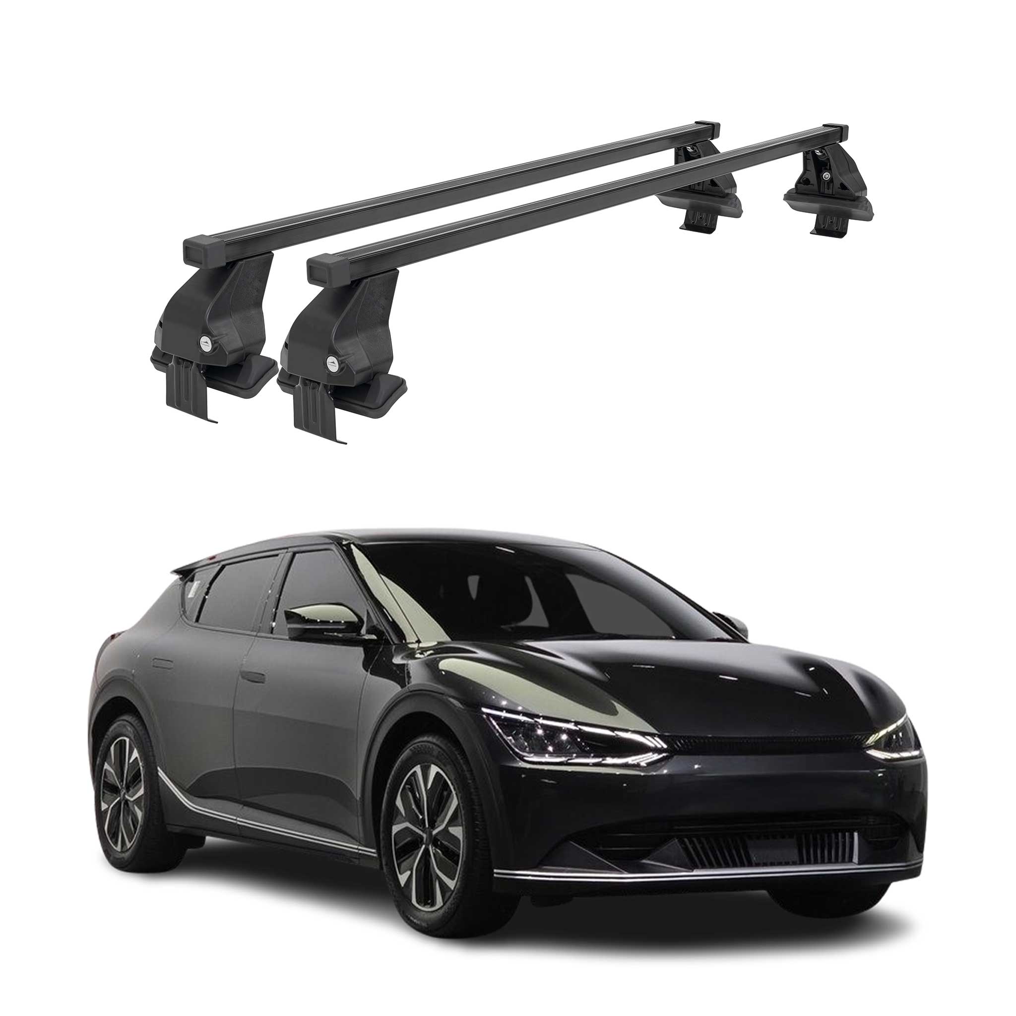 Barres Transversales Menabo pour Kia EV6 2021-2026 Noir