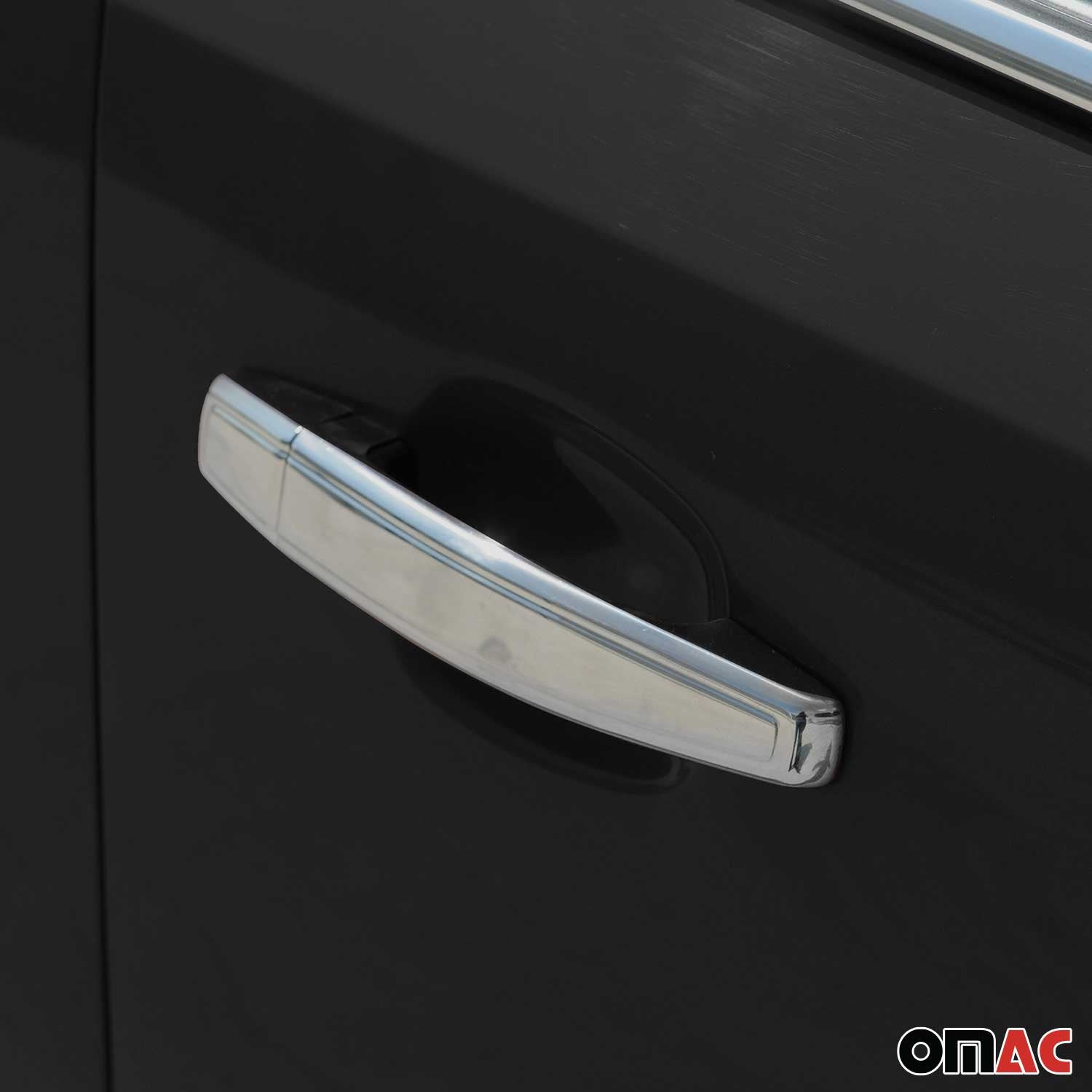 Couverture poignée de porte pour Opel Astra H 2004-2010 4 Portes Acier 8Pcs