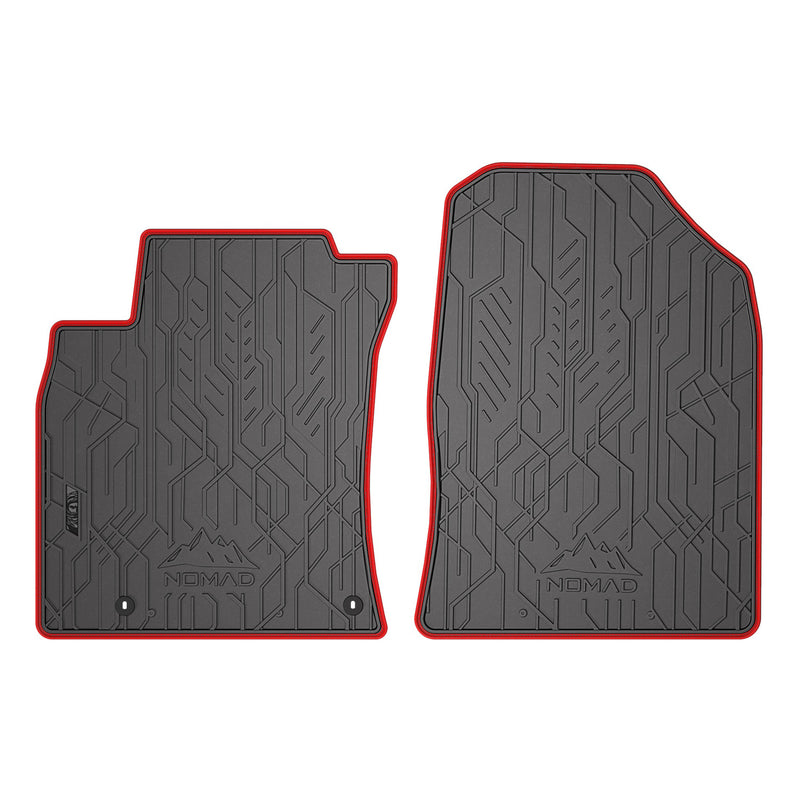 Tapis de Sol de Voiture pour Kia Ceed III 2018-2025 Caoutchouc Noir-Rogue 2Pcs