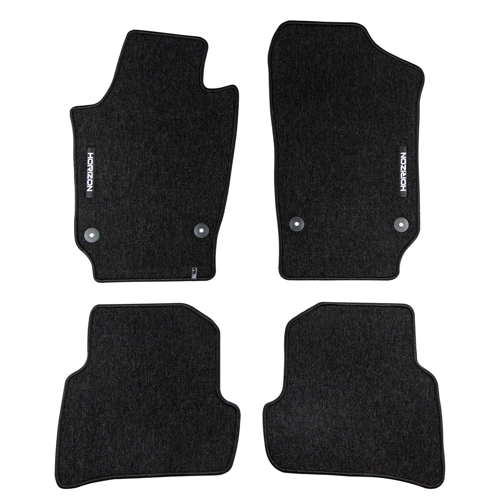Tapis de Sol de Voiture pour VW Polo V 2009-2017 Velours solide et durable 4Pcs