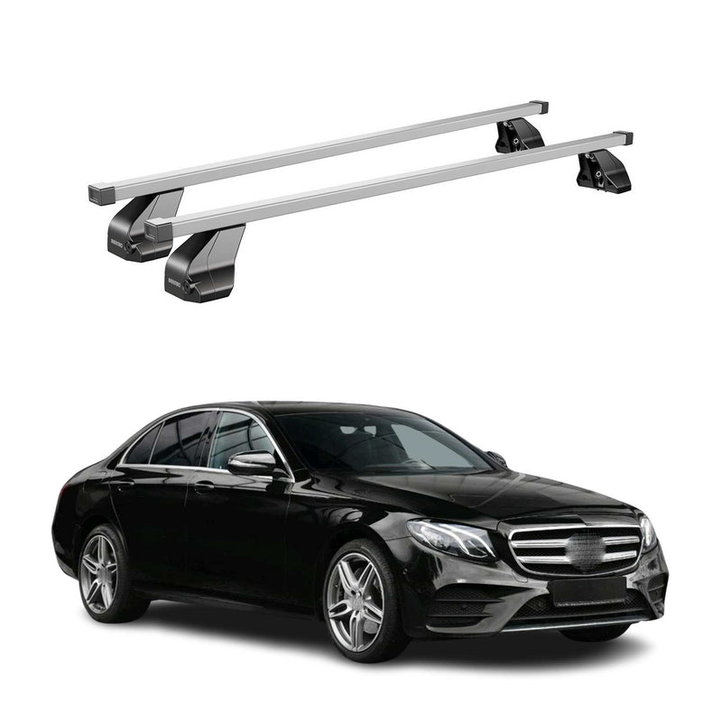 Barres de toit transversales pour Mercedes Classe E W213 2016-2020 Gris