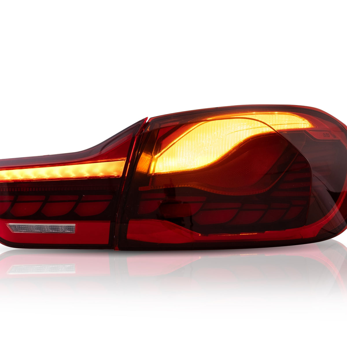 JOM OLED/LED Feux Arrière pour BMW F32 Coupé/F33 Cabriolet/F36 Gran Coupé Rouge
