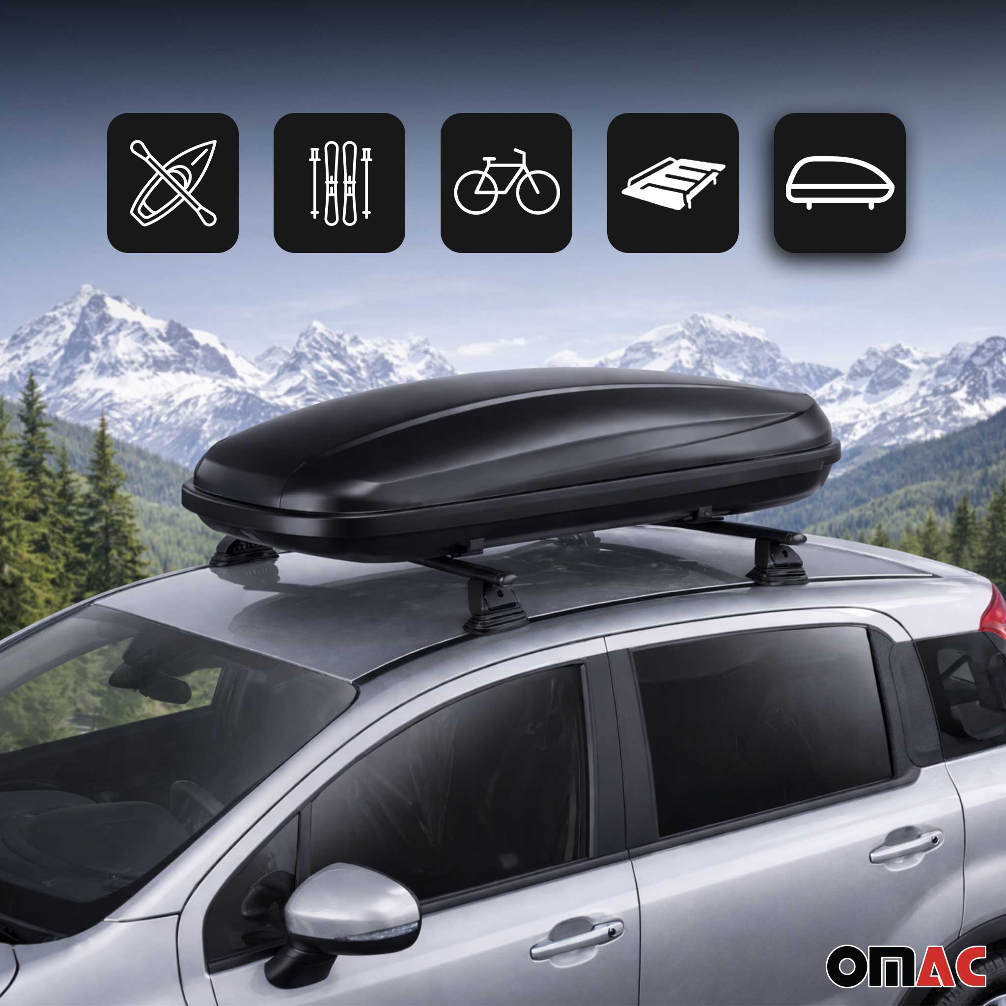 Barres de toit transversales acier pour Kia Cee'd II 2012-2018 TÜV 75 kg Noir 2x