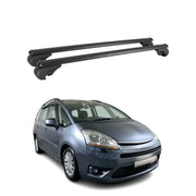 Barres de toit Transversales pour Citroen C4 Grand Picasso 2006-2013 Alu Noir
