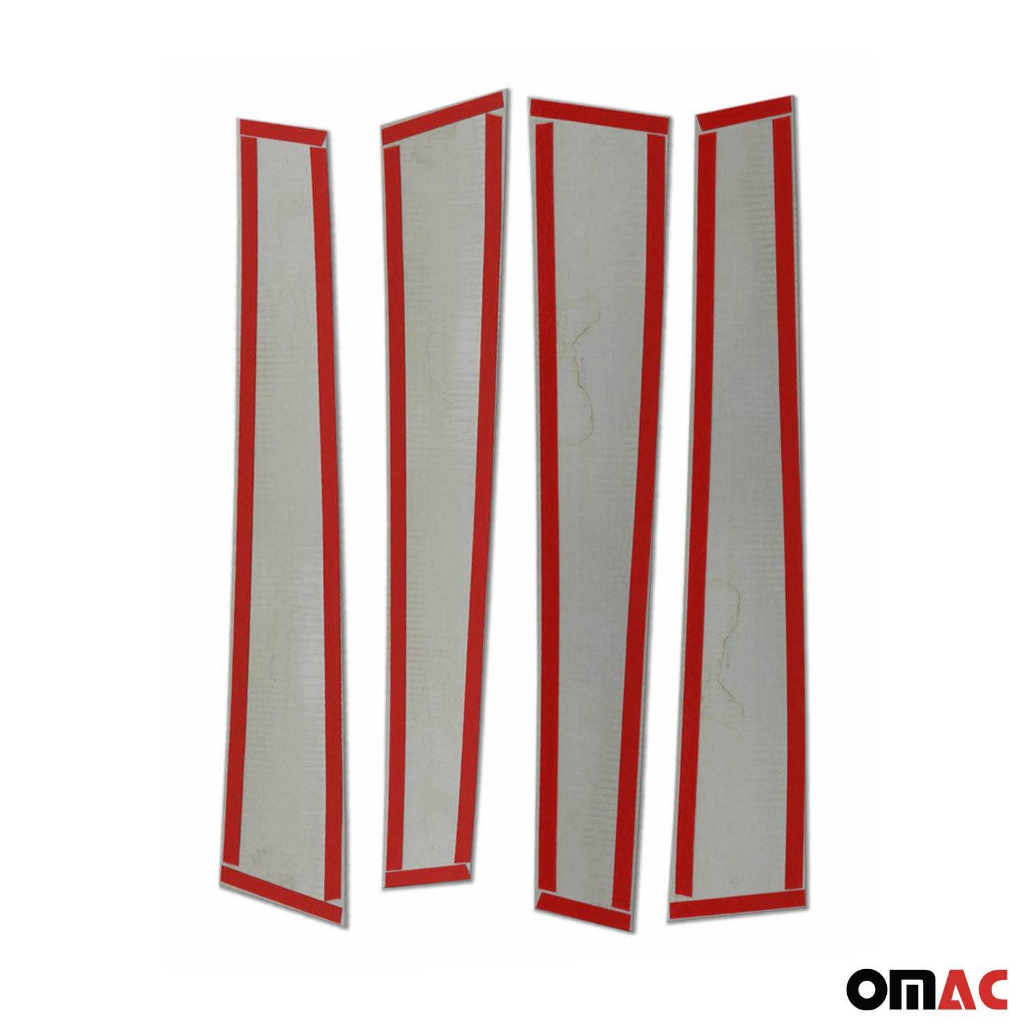 Couverture Garniture de pilier B pour Toyota Corolla 2019-2026 Berline inox 4Pcs