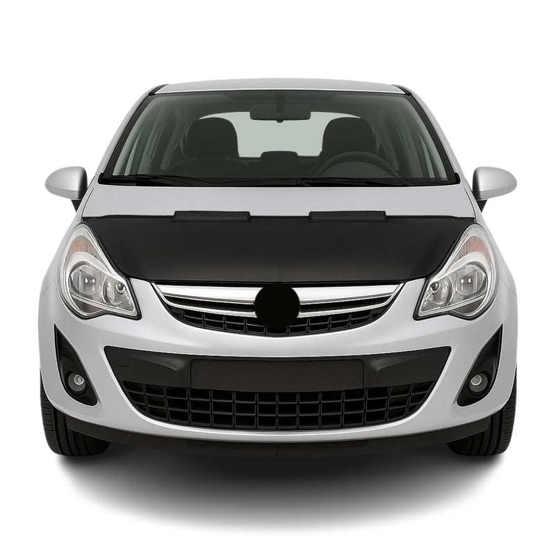 Protège Capot pour Opel Corsa D 2006-2014 Masque de voiture vinyle Noir