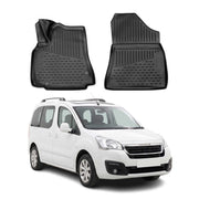OMAC Tapis de sol pour Peugeot Partner Tepee 2015-2018 Facelift en caoutchouc