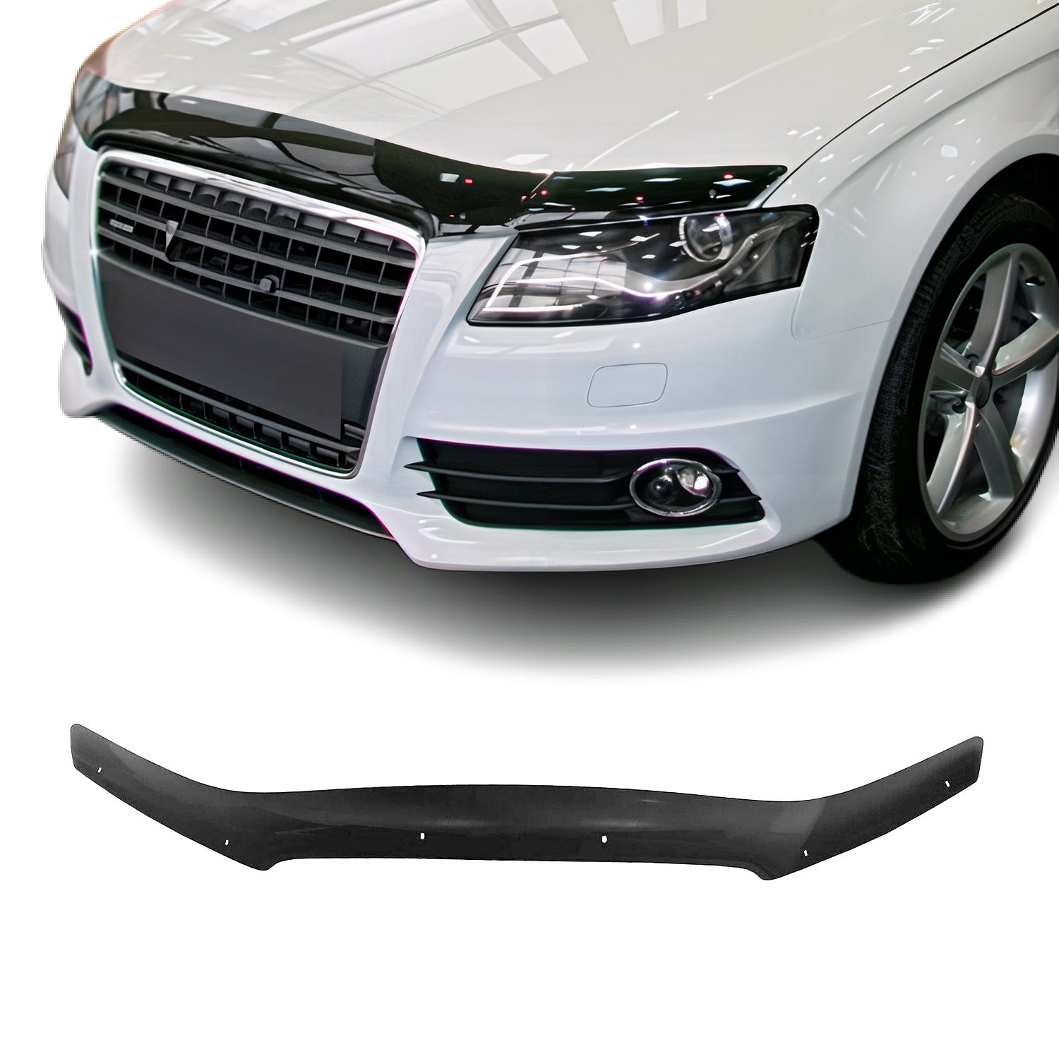 Deflecteurs d'air capot de voiture pour Protection pour Audi A3 8P 2008-13 Noir