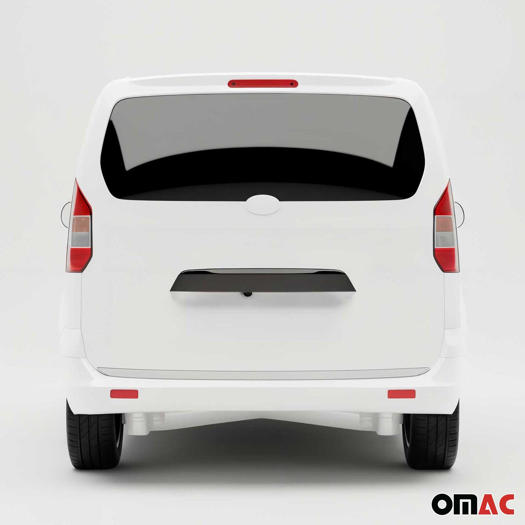 Poignée de Coffre Arrière pour Ford Tourneo Courier acier inox foncé