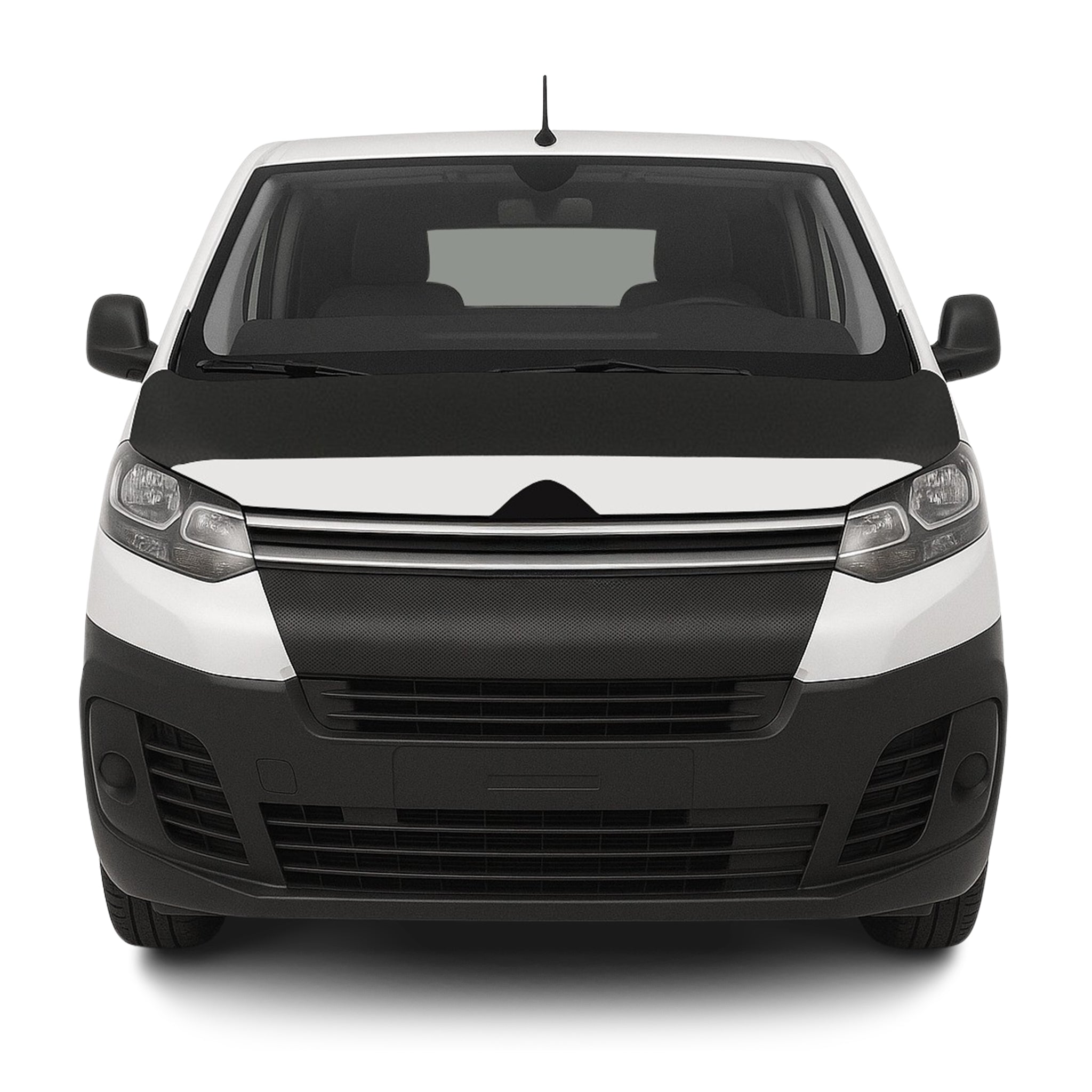 Protège Capot pour Citroen Jumpy 2016-2026 Masque voiture vinyle Noir complète