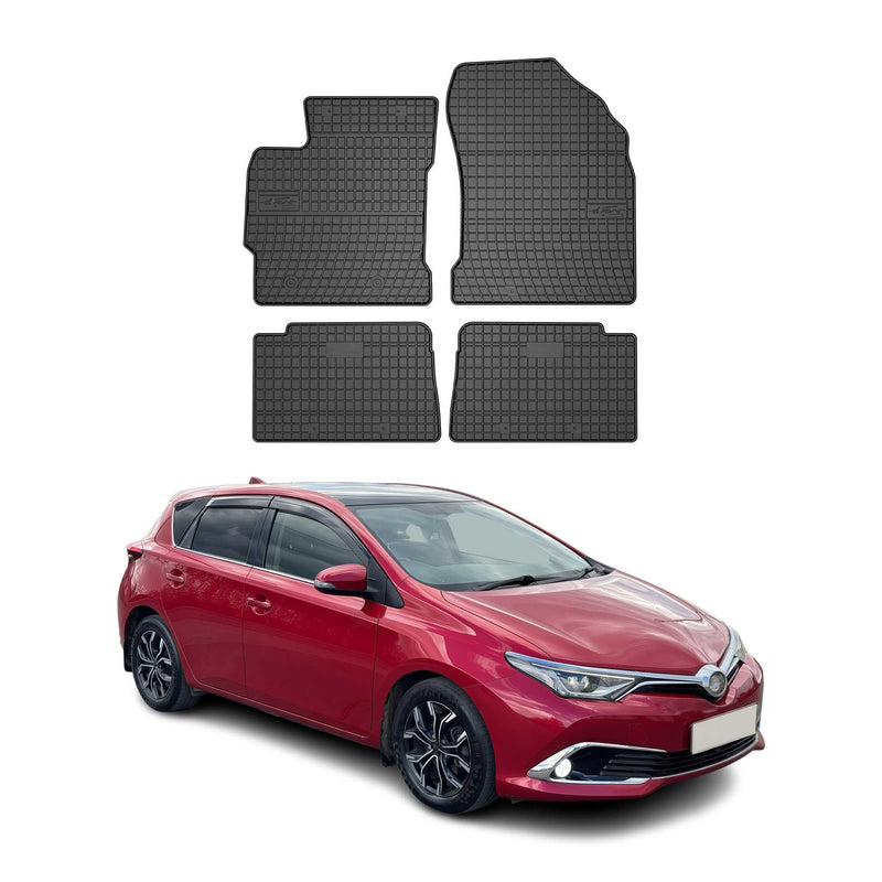 Tapis de Sol pour Toyota Auris 2013-2018 Caoutchouc Noir