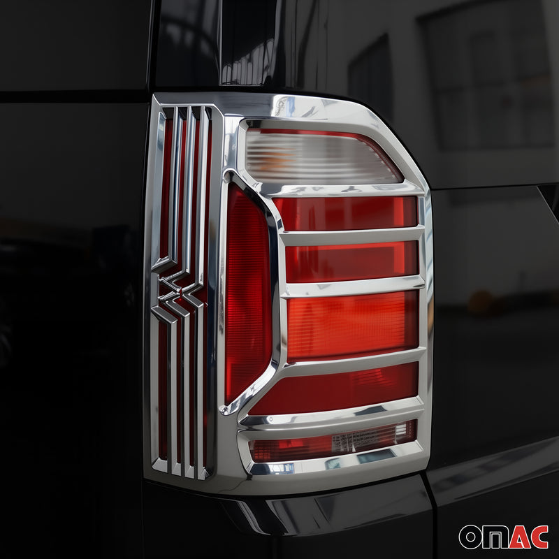 Cadre de Feu Stop Arrière pour VW Caddy IV 2015-2020 ABS Chromé 2 Pcs