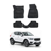 Tapis de sol pour Volvo XC40/EX40 2024-2027 Noir 3D en Caoutchouc TPE 4Pcs