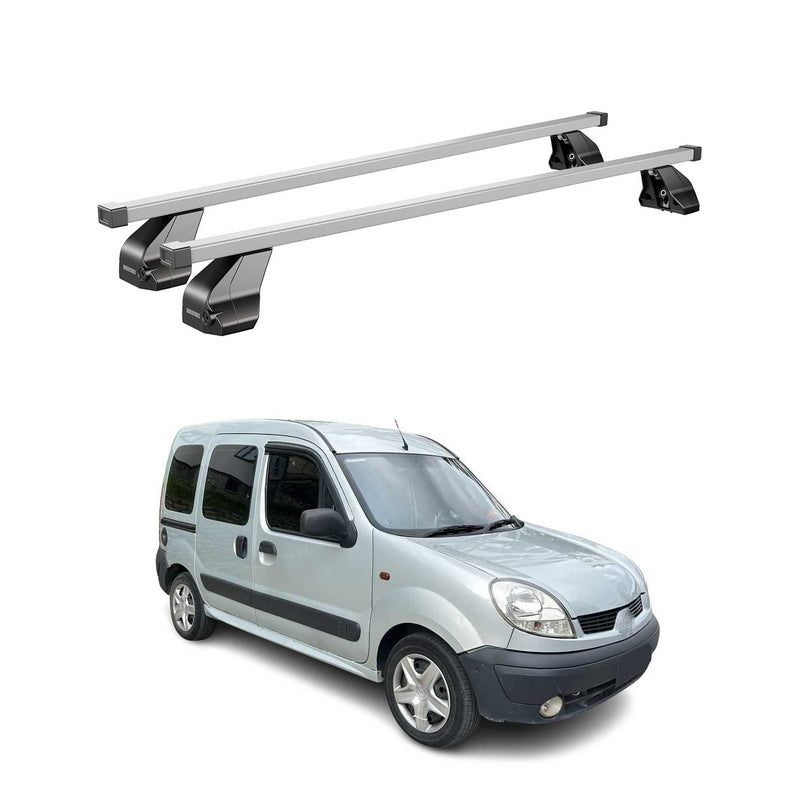 Barres de toit transversales pour Renault Kangoo Express 1998-2008 Gris
