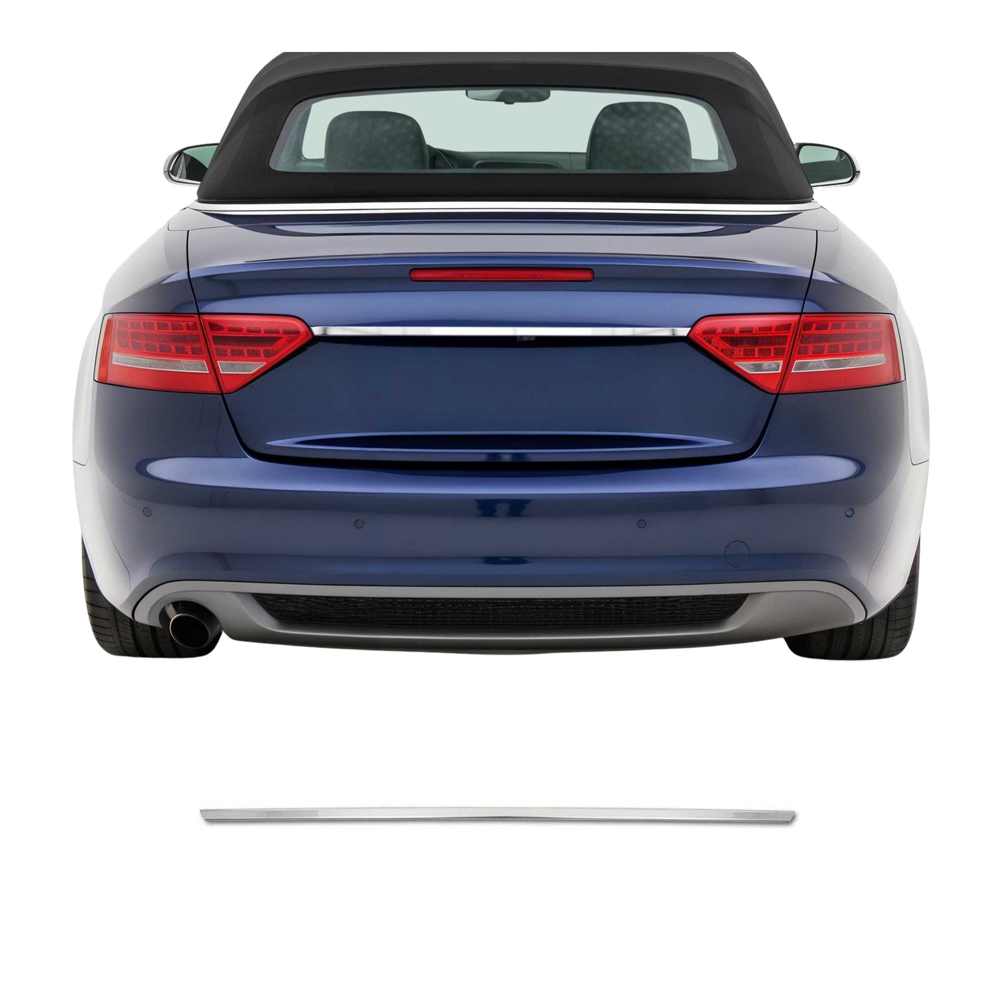 Couvercle de poignée de hayon pour Audi A5 8T3 8F7 Cabriolet Coupé 07-17 inox