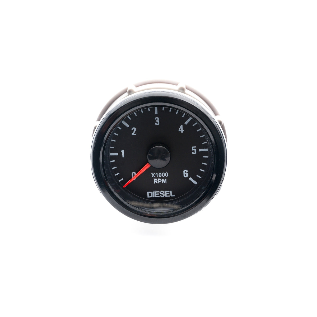 JOM Compte-tours Additionnel Diesel 0-6.000RPM Noir Ø52mm Noir Rally