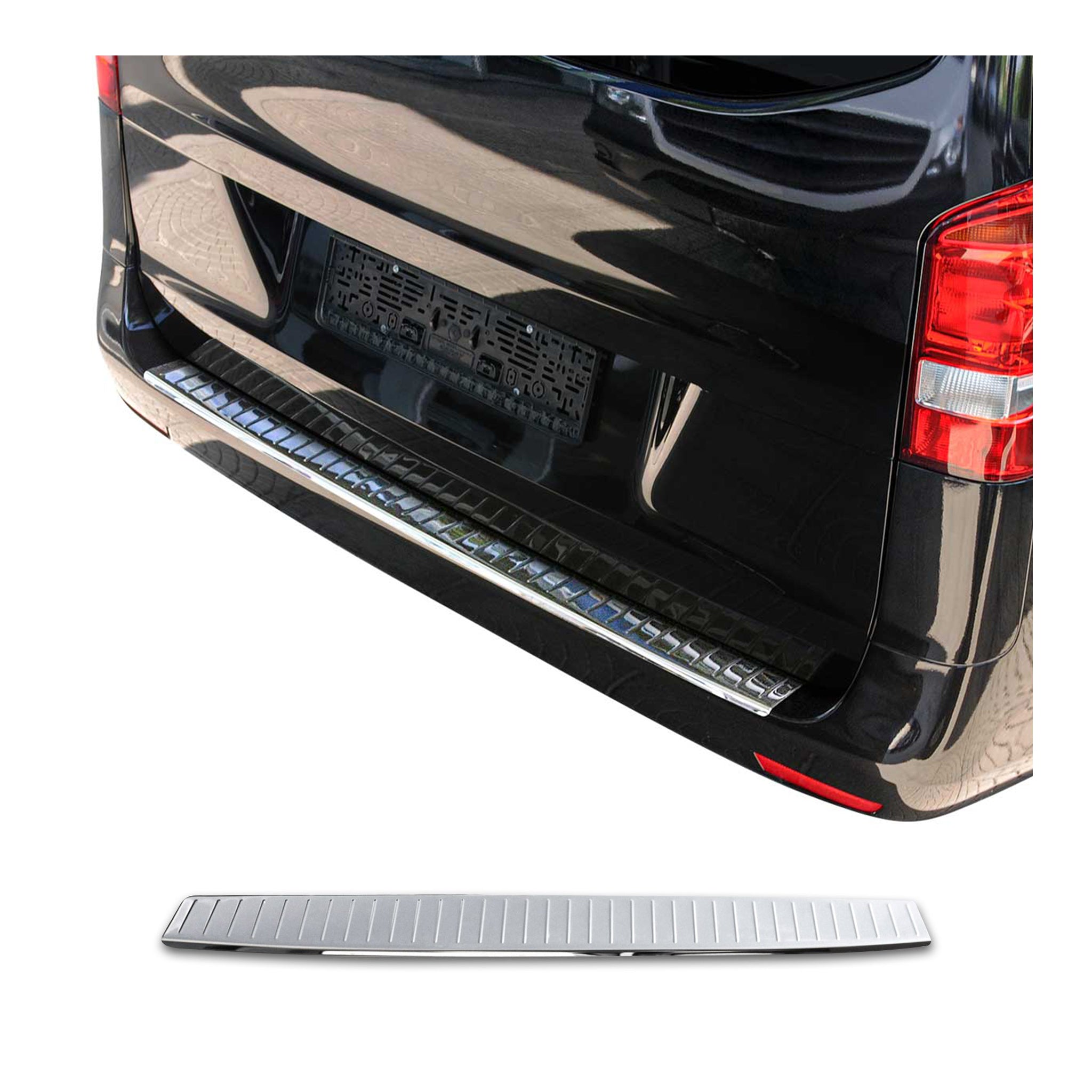 Protection de Pare-Chocs pour Mercedes Vito W447 2014-2026 Inox finition polie