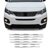 Moulure de Grille de Calandre pour Peugeot Rifter 2018-2026 Chromé 6Pcs