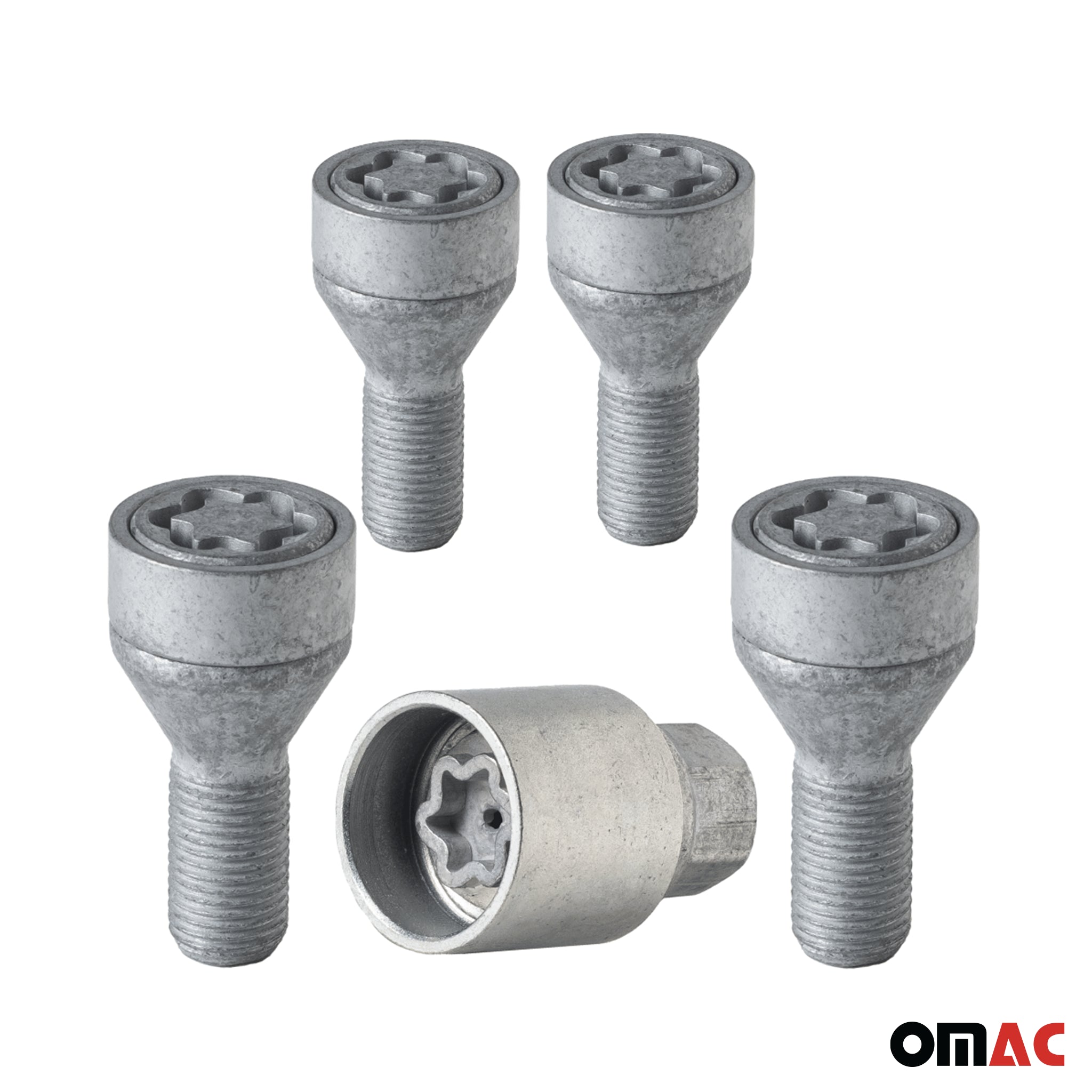 Vis de roue antivol pour BMW Série 7 / X3 2003-2009 Gris lot de 4 M14X1,5