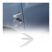 Bandes décoratives latérales chromées pour Toyota Corolla 2013-2019 inox 2Pcs