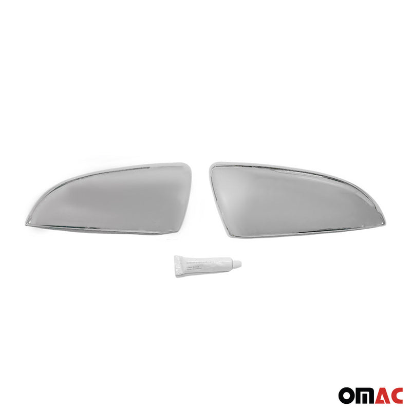 Coques de Rétroviseurs pour Kia Venga 2009-2019 2x Acier Inox Chromé