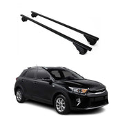 Barres de toit Transversales pour Kia Stonic 2017-2026 Fer Noir