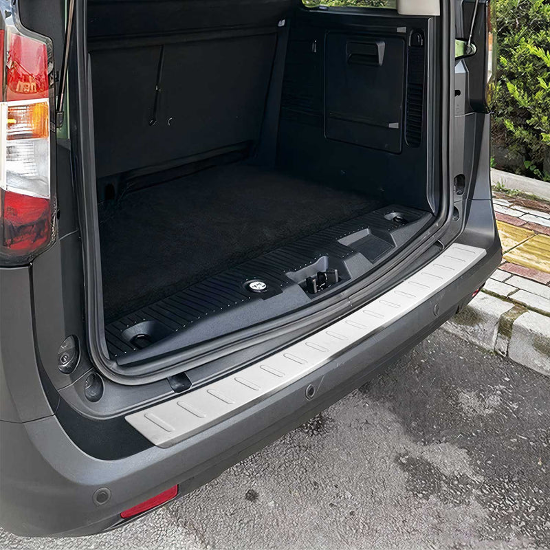 Protection Seuil De Pare-Chocs pour Ford Tourneo Courier 2023-2025 Inox Brossé