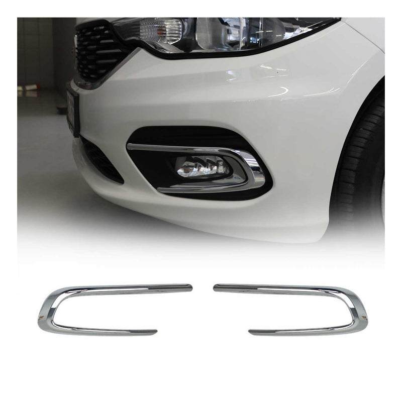 Cadres de Phares Antibrouillard avant Fiat Aegea/Tipo 2015-2020 en ABS Chromé