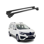 Barres de toit Transversales pour Renault Express 2021-2024 TÜV Alu Noir 2Pcs
