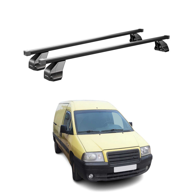 Barres Transversales Menabo pour Citroen Jumpy I 1995-2006 Noir