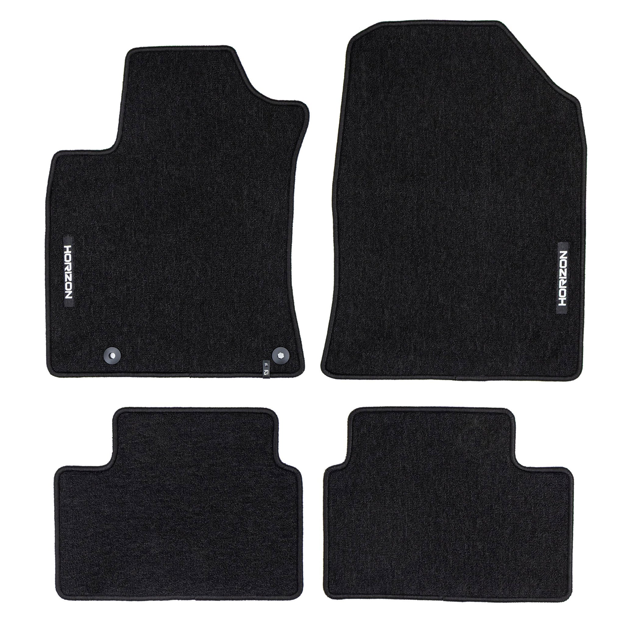 Tapis de Sol de Voiture pour Kia Ceed III 2018-2025 Velours Imperméable 4Pcs