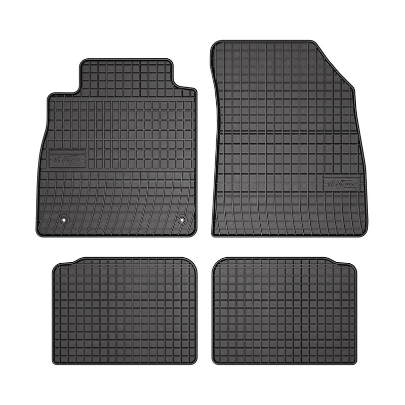 Tapis de Sol pour Nissan Micra 2016-2022 Caoutchouc Noir