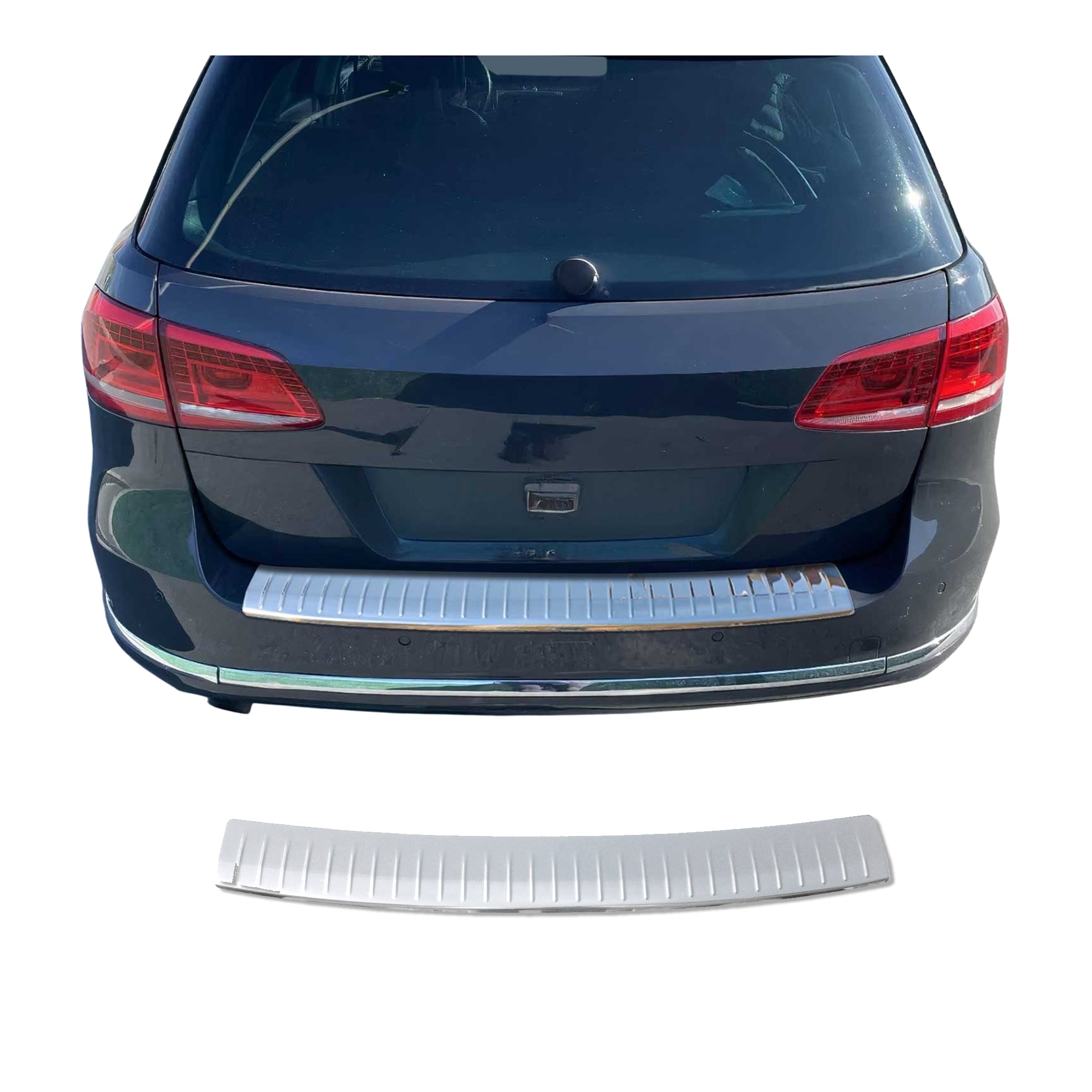 Protection de Pare-Chocs pour VW Passat B7 Break 2010-2014 Inox finition polie