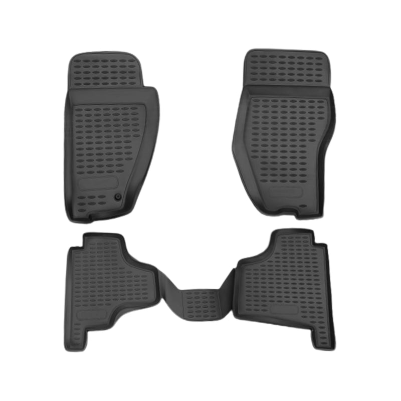 Tapis de Sol pour Jeep Liberty 2007-2012 Caoutchouc TPE Noir