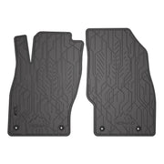 Tapis de Sol de Voiture pour Opel Corsa D 2006-2014 Caoutchouc Durable Noir 2Pcs