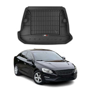 Tapis de Coffre pour Volvo S60 2010-2018 TPE Noir