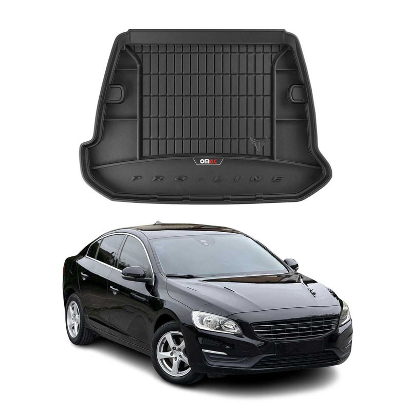Tapis de Coffre pour Volvo S60 2010-2018 TPE Noir