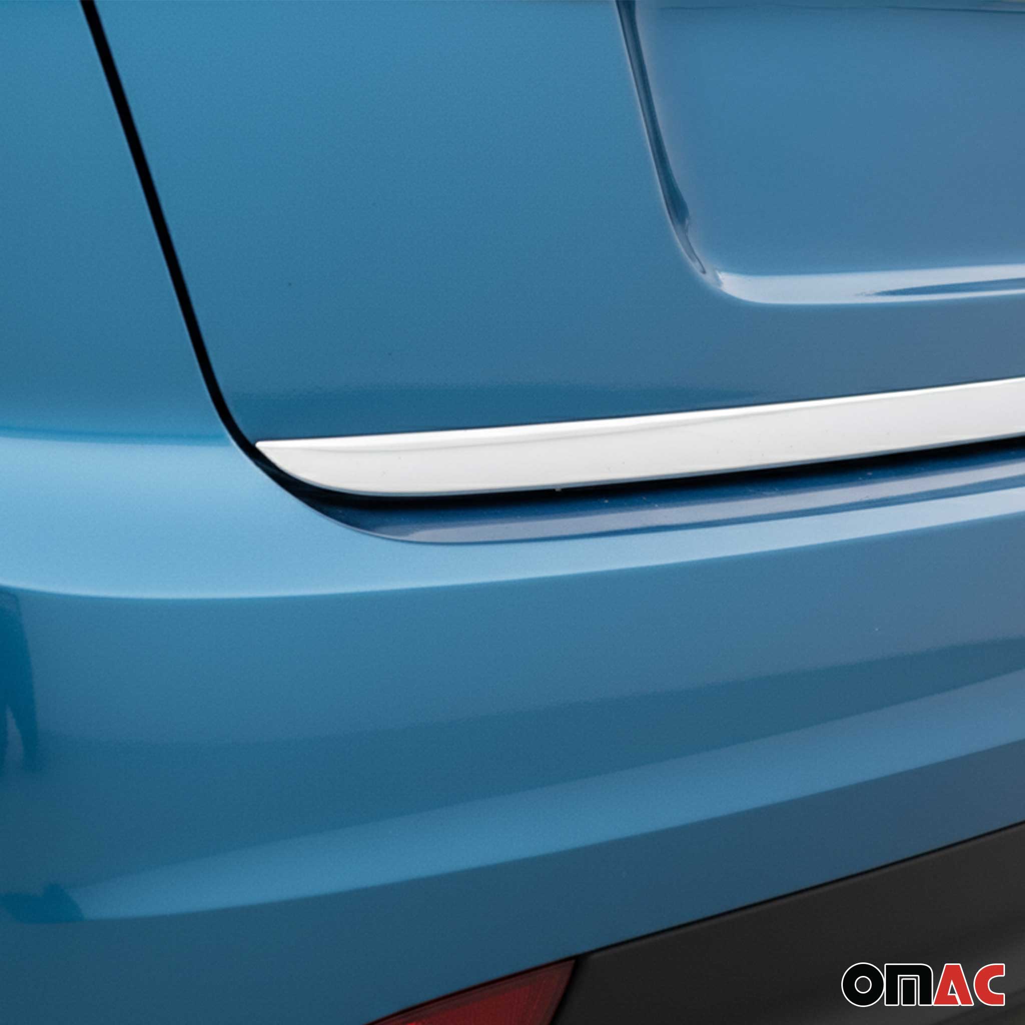 Baguettes de garniture arrière pour Kia Venga 2009-2019 1Pc Acier Silver